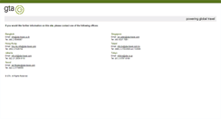 Desktop Screenshot of gbs.gta-travel.com
